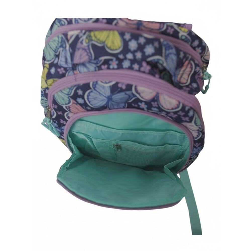 Member’s Mark Butterfly Backpack Lunch Bag Set NWOT Kids Y2K Colorful School - Picture 6 of 15